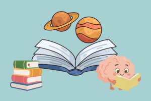books illustration brain adhd, audhd,